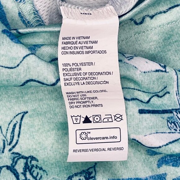 IZOD Men's XL Ice Green / Blue Short Sleeve Polo Shirt - Picture 7 of 7